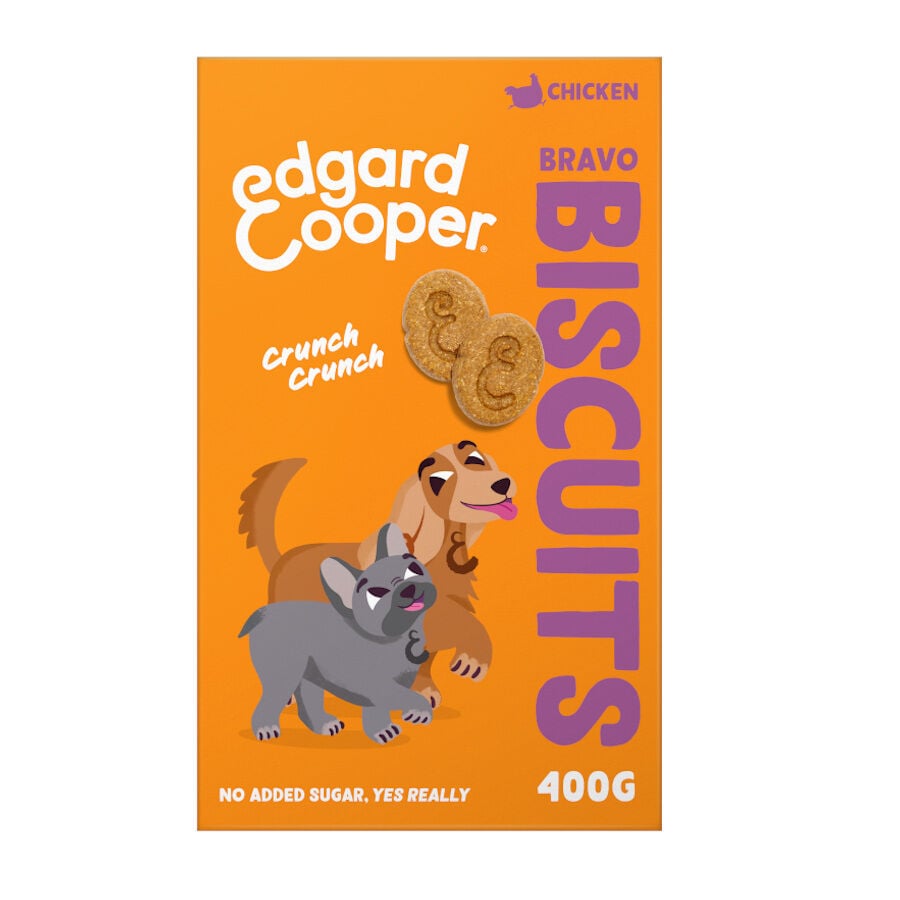400 g Edgard & Cooper Galletas de Pollo para perros, , large Imagen numero 1